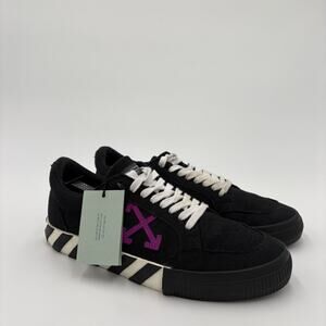 Off-White c/o Virgil Abloh"™ Low Vulcanized Black Purple US 8.5 EU 42